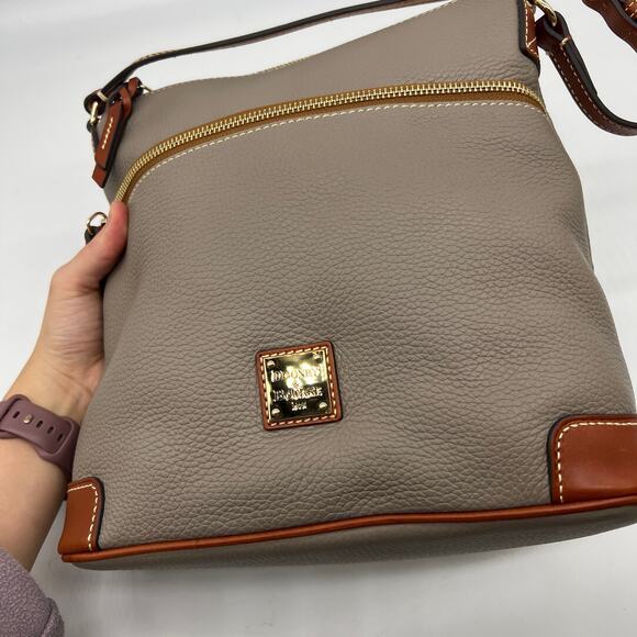 Dooney & Bourke Pebble Leather Purse Smoke Color - Picture 4 of 14